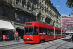 Be 4/6 Vevey Tram 733, auf der Linie 3,bedient die Haltestelle Hirschengraben.