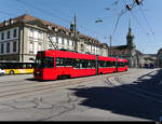 Bern Mobil - Tram 732 unterwegs in der Stadt Bern am 08.08.2020