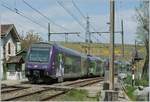 Zwei SNCF Z 23500 TER 2N auf dem Weg nach Genève bei der Durchfahrt in Russin, damals noch unter der Gleichstromfahrleitung.