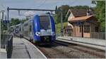 Der SNCF Z 24625  Computermaus  unterwegs von Genève nach Valence als TER 96634 bei der Durchfahrt in Russin.