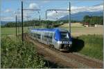 TER 96504 von Lyon nach Genve kurz vor seinem Ziel.