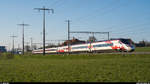 SBB RABe 503 022 als EC 59 Basel - Brig am 1. April 2020 zwischen Ostermundigen und Gümligen.