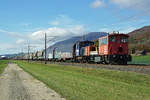 Güterzug von SBB CARGO NATIONAL auf der Fahrt in die Westschweiz zwischen Oberbuchsiten und Oensingen am 30.