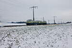 BLS BCFe 4/6 736 als Extrazug bei Hindelbank am 11.1.2026
