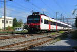SBB - Steuerwagen ABt 50 85 39-43 898-8 unterwegs auf der S33 in Pratteln am 02.10.2026