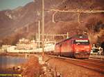 SBB Re 460 049 + 460 066 - c/o Capolago - 03.01.1996