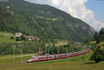 610 112-0 als EC 18 (Milano Centrale-Zürich HB) bei Quinto 24.6.16