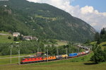 11683 und Re 420 320-4 mit einem KV Zug bei Quinto 24.6.16