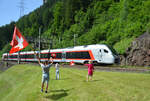 Dampf am Gotthard: Als Rahmenprogramm gab es auch noch das Zentralschweizerische Jodlerfest, das vom 17.