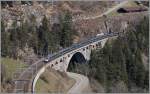 Aus verschiedenen Richtung wunderschön zu fotografieren, ist die  Mittlere Meienreussbrücke, welche ein FS ETR 470 auf seiner Fahrt Richtung Norden befährt.