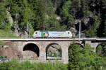 Die BLS 486 508 bei Wassen am 13.06.2013