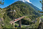 SBBH RAe TEE II 1053 / Göschenen - Erstfeld / Chärstelenbachbrücke Amsteg, 18. September 2021<br>
Gotthard Bahntage 2021