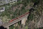 Am 08.08.2026 fuhr dieser Traverso der  SOB Historic Richtung Altdorf.