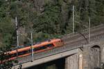 Am 08.08.2026 fuhr dieser Traverso der SOB Richtung Altdorf.