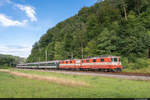 Doppeltraktion Swissexpress: Re 420 108 & 109 am 18.08.2020 aufgenommen bei Hornussen.