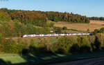 RABe 512 046 und RABe 512 044 als IR 1961 (Basel SBB - Z�rich HB) bei Zeihen 4.9.26