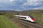 SBB 521 029, Hornussen, IR1779, 21.04.2021.