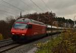 Re 460 055-7 von Basel nach Zürich.