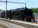 Dampflok 241 A 65 zu Besuch in Koblenz zum Jubilum 150 Jahre Waldshut–Turgi im Bahnhofsareal von Koblenz am 23.08.2009