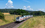147 592 mit dem IC 483 (Singen - Z�rich HB) bei Jestetten 22.6.26