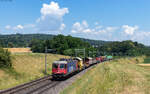 Re 620 072 mit dem 44631 (Singen - Z�rich Limattal) bei Jestetten 22.6.26