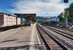 Blick auf den Bahnhof Uzwil, am 18.7.2016.
