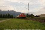 Umleiter im Rheintal: Gestern Abend mit 1116 075  EM Schweiz  am via St.Margrethen umgeleiteten 78329 von Bludenz nach Buchs SG.
14.08.08