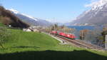 Der Lösch- und Rettungszug Rapperswil unterwegs auf Instruktionsfahrt von Rapperswil über Sargans nach St.