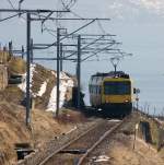 Die S31 auch bekannt unter dem Namen Train de Vignes bei der Fahrt von Vevey nach Chexbres.