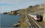 Der 511 102 als RE 2717 kurz vor seinem Ziel Vevey zwischen Rivaz und St-Saphorin. 
3. Jan. 2013