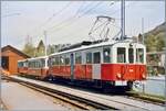 Der CEV BDe 4/4 105 mit zwei CEV Wagen in Blonay.