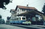 Zb Rochers-de-Naye_Tw 206 (SLM 1947 +2000) hat die  Getränkekisten schon bis Caux gebracht...04-09-1976