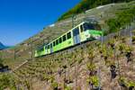 TPC BDeh 4/4 als R70 nach Leysin am 25.4.2025