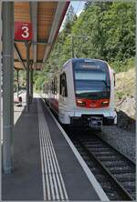 Langsam kommen die neuen TMR/SNCF Triebwagen Beh 4/8 Z 838 in Betrieb: der TMR SNCF Beh 4/8 893 (90 85 838 893-0)  Le Trient  ist als Extrazug nach Le Ch�telard Fronti�re gekommen und f�hrt nun als Leermaterialzug nach Vernayaz zur�ck. 

10. Juli 2026