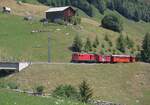 Die FO 36, �ber 80 Jahre alt, zieht am 05.07.2026 den Jubil�umszug, im Rahmen der Feierlichkeiten zu 100 Jahre Furka-Oberalp-Bahn, von Diesentis her zum Oberalppass.