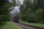 Am 22.09.2024 veranstaltete La Traction Dampffahrten auf den Geleisen der Jurabahnen.