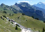 Bergstation Schynige Platte (1967 m�M) in der pr�chtigen Landschaft des Berner Oberland. Schynige Platte, 22.7.2026