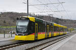 Be 6/8 Tramlink 106 der WB, auf der Linie 19, bedient am 30.03.2026 die Haltestelle Lampenberg- Ramlinsburg. Aufnahme Bubendorf.