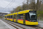Be 6/8 Tramlink 103 der WB, auf der Linie 19, bedient am 30.03.2026 die Haltestelle Lampenberg- Ramlinsburg. Aufnahme Bubendorf.