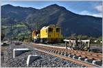 Xmf 6/6 24402 auf dem im Bau befindlichen Doppelspurabschnitt zwischen Landquart und Malans. (23.10.2019)