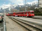 Pendelzug aus Kblis bei der Einfahrt in Landquart.21.02.06