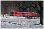 S1 1523 kommt von Schiers zur�ck, hier bei Malans.
