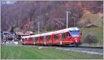 ABe 4/16 3101 kurz vor dem Fuchsenwinkeltunnel bei Schiers. (28.11.2013)