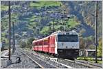 RE1040 mit Ge 4/4 III 645  Tujetsch  auf dem im Bau befindlichen Doppelspurabschnitt zwischen Landquart und Malans.