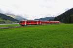 Seit dem kleinen Fahrplanwechsel im Juni fahren neuerdings Zusatz RE's von Klosters nach Davos als Zubringer zu den RE's Landquart-Vereina-Samedan-St.