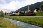 Ge 6/6 I 415 mit R11 nach Filisur zwischen Davos Platz und Davos Glaris am 29.6.2026