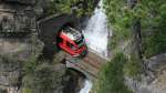 Allegra 3504 beim  Brentritt  zwischen Davos-Wiesen und Davos-Monstein.