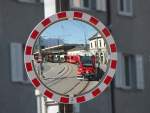 Fahrplanmssige Ausfahrt des 11.08h Regio nach Arosa in Chur.09.05.11    