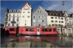 R1453 mit Allegra ABe 8/12 3508 am Obertor in Chur Stadt. (19.10.2016)