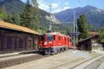 RhB Bernina-Express 950 von Tirano nach Chur am 18.08.2007 Durchfahrt Bergn mit E-Lok Ge 4/4 II 622 - Bp 2525 - Bp 2502 - Bp 2505 - Bps 2513 - Api 1304 - Ap 1291  